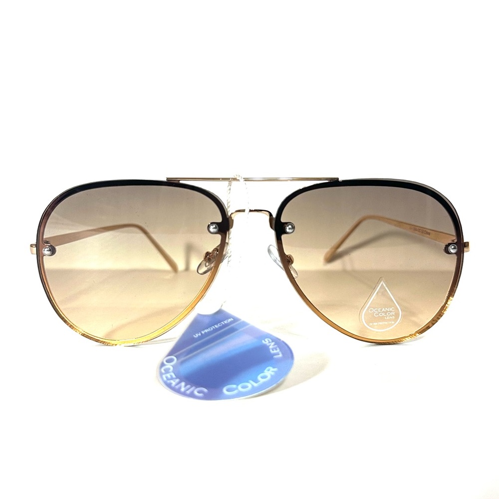 Oversized Brown Oceanic Sunglasses